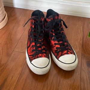 Rose high top converse
